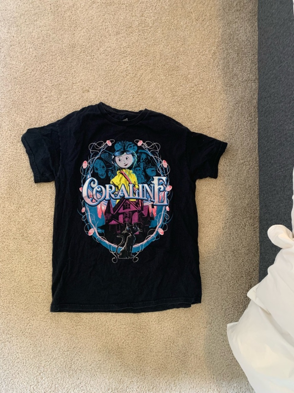 Coraline Graphic Tee - Black